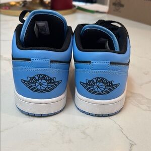 Air Jordan Blue and Black Sneakers